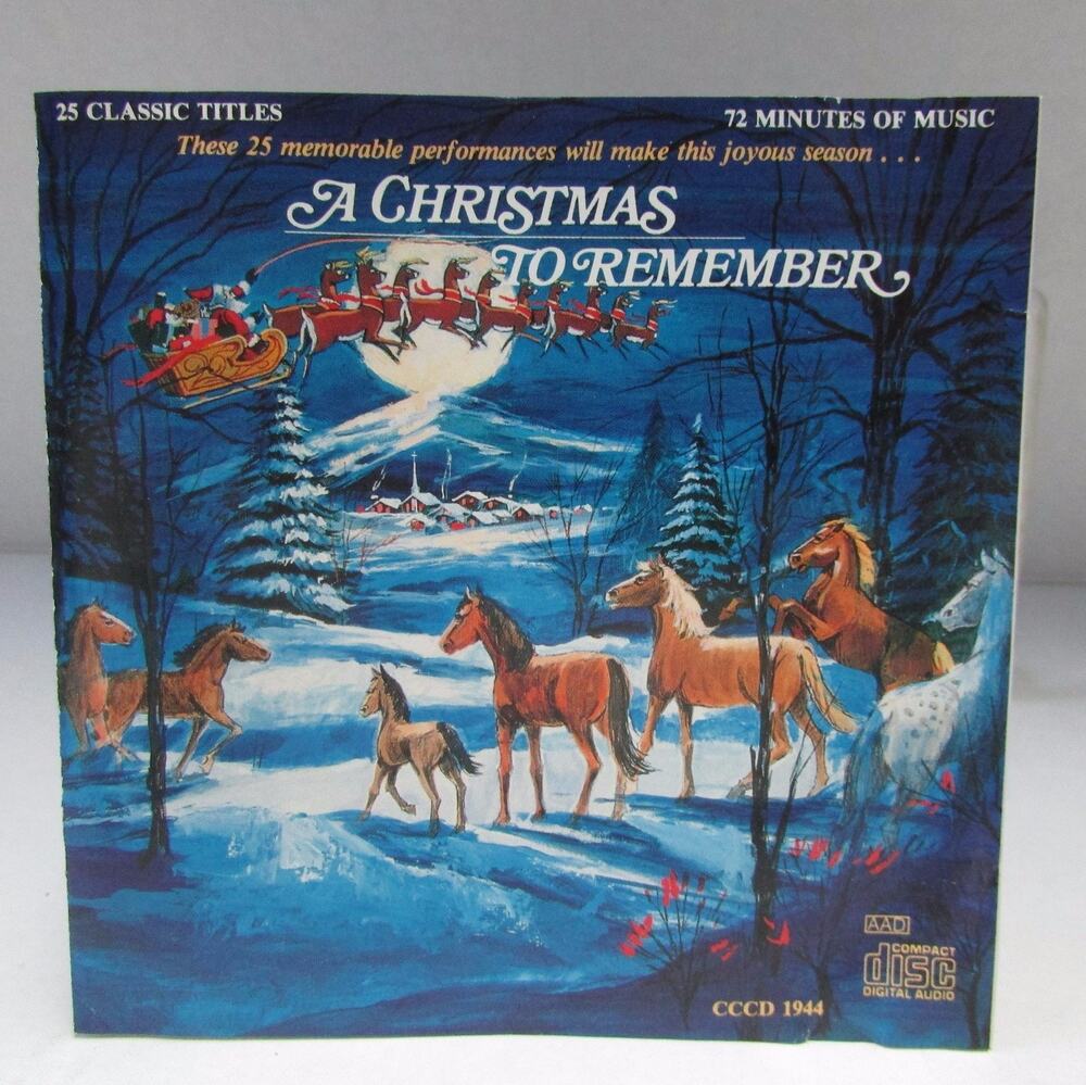 A Christmas To Remember Music CD 25 Classic Titles Jolly Ol' St. Nicholas OOP